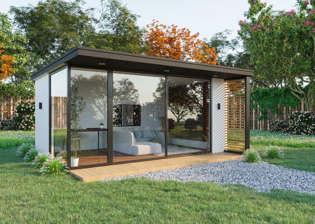 Daylight Exterior of a bespoke garden room by Divergent Concepts